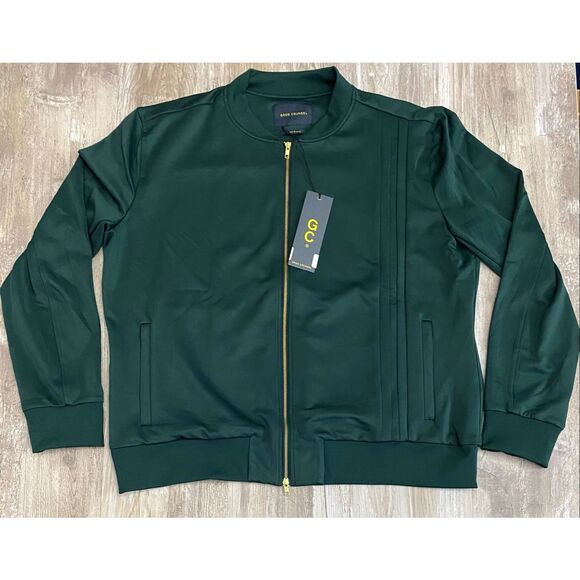 Good Counsel Pippen Track Jacket Hunter Green Full Zip Men’s Sz 2XL NWT - Picture 1 of 6